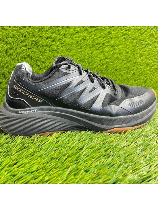 SKECHERS Other - Skechers Bounder RSE Zoner Mens Size 6.5 Black Brown Running Shoes Sneakers